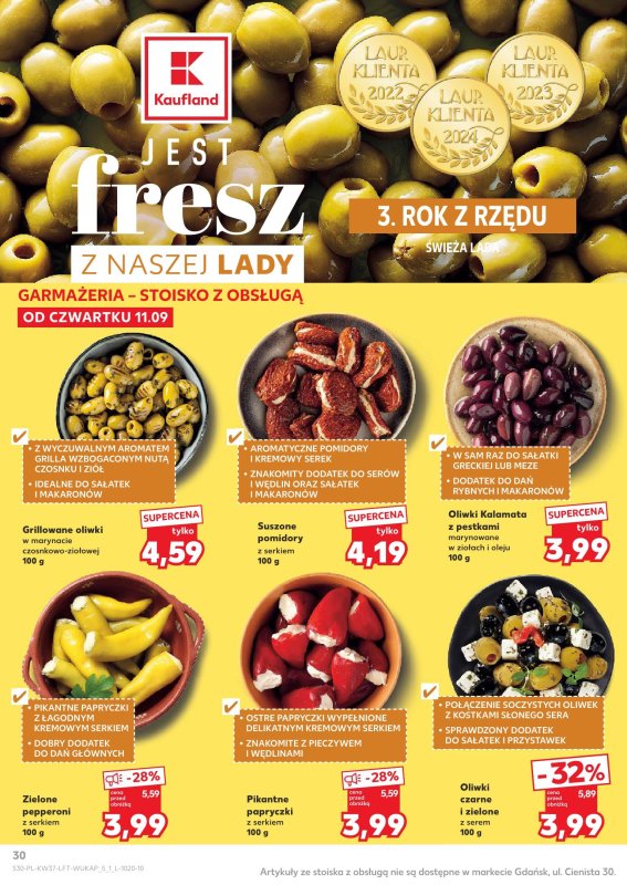 Kaufland - gazetka promocyjna Oferta Kaufland od czwartku 11.09 do środy 17.09 - strona 30