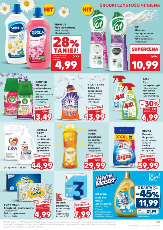 Kaufland - gazetka promocyjna Oferta Kaufland od czwartku 11.09 do środy 17.09 - strona 53