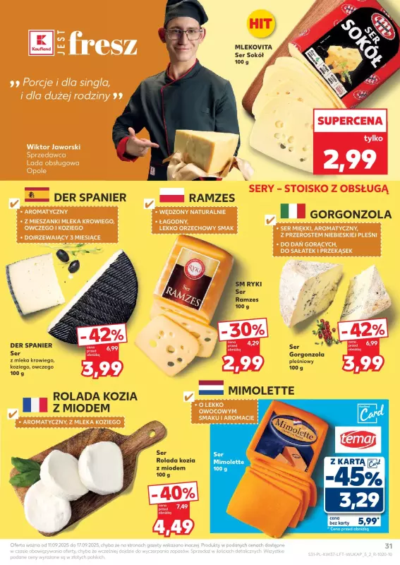 Kaufland - gazetka promocyjna Oferta Kaufland od czwartku 11.09 do środy 17.09 - strona 31