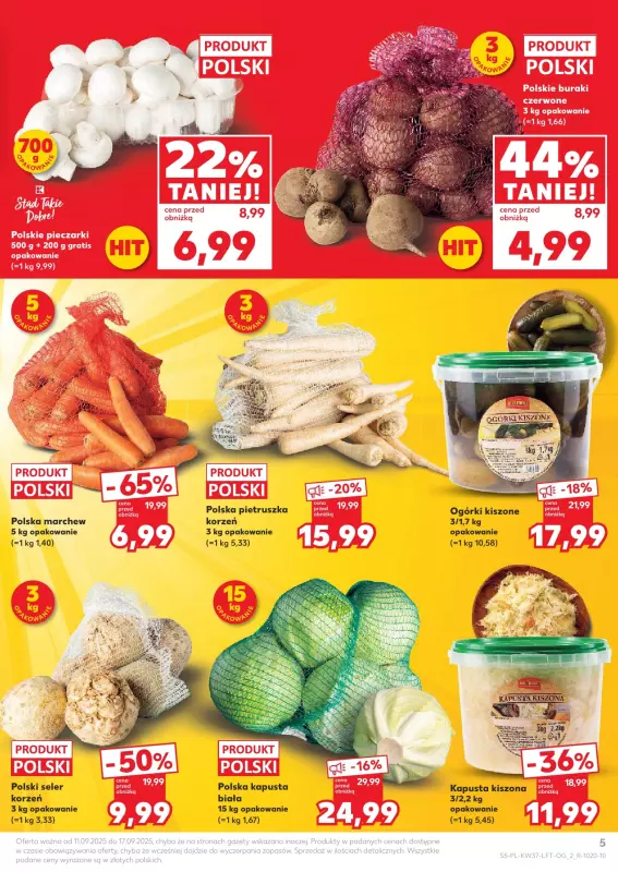 Kaufland - gazetka promocyjna Oferta Kaufland od czwartku 11.09 do środy 17.09 - strona 5