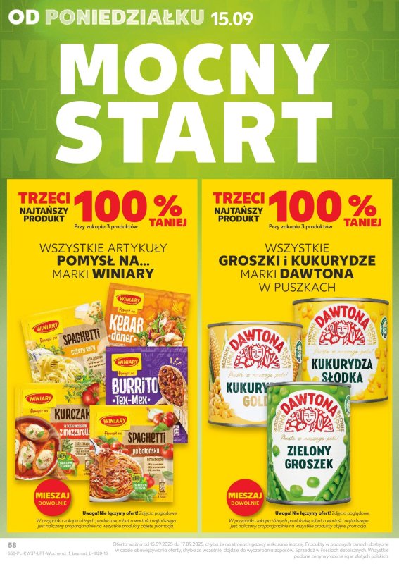 Kaufland - gazetka promocyjna Oferta Kaufland od czwartku 11.09 do środy 17.09 - strona 58