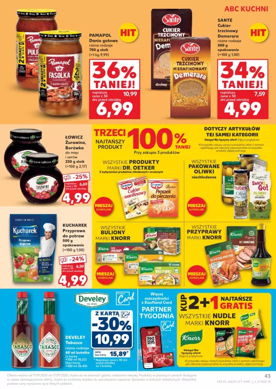 Kaufland - gazetka promocyjna Oferta Kaufland od czwartku 11.09 do środy 17.09 - strona 43