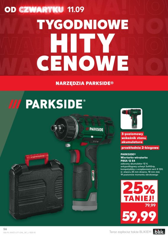 Kaufland - gazetka promocyjna Oferta Kaufland od czwartku 11.09 do środy 17.09 - strona 56