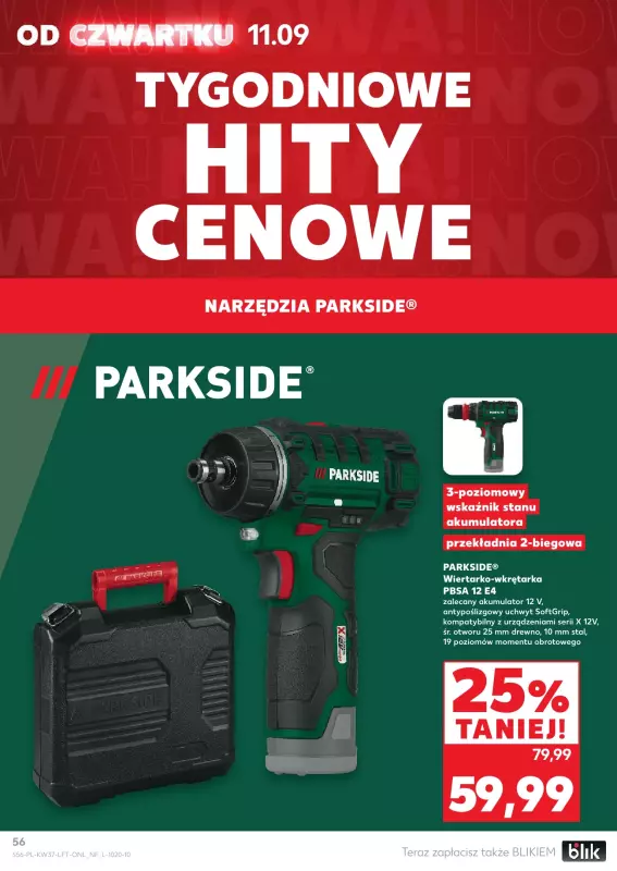 Kaufland - gazetka promocyjna Oferta Kaufland od czwartku 11.09 do środy 17.09 - strona 56