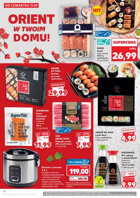 Kaufland - gazetka promocyjna Oferta Kaufland od czwartku 11.09 do środy 17.09 - strona 20