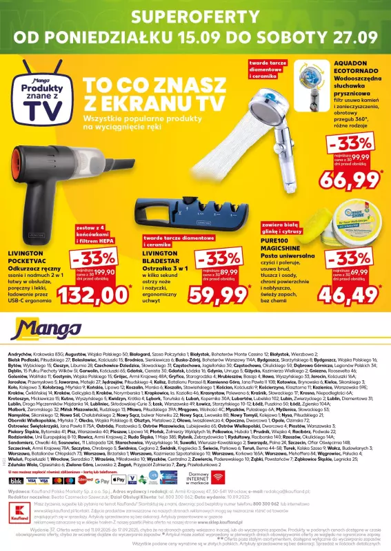 Kaufland - gazetka promocyjna Oferta Kaufland - Non Food od czwartku 11.09 do środy 17.09 - strona 28
