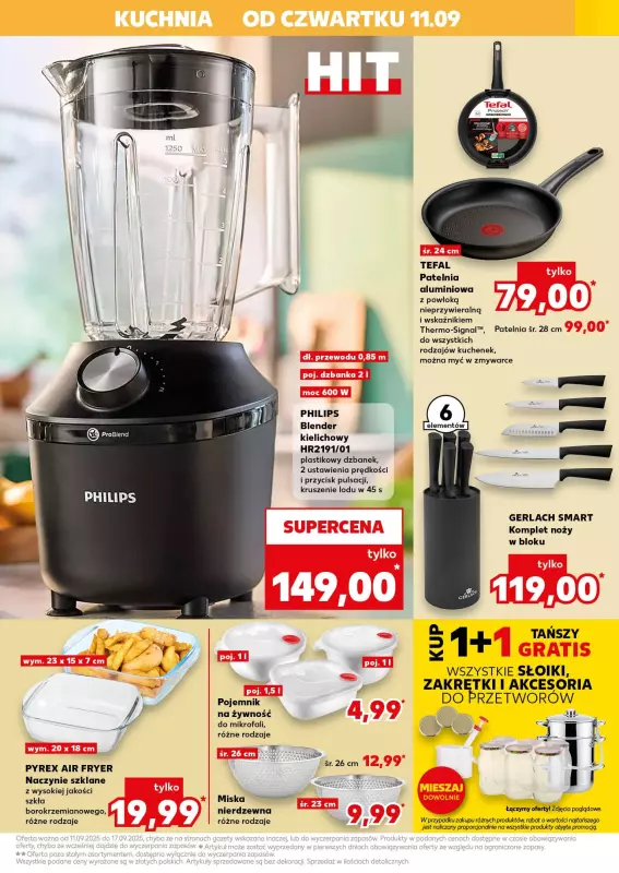 Kaufland - gazetka promocyjna Oferta Kaufland - Non Food od czwartku 11.09 do środy 17.09 - strona 15