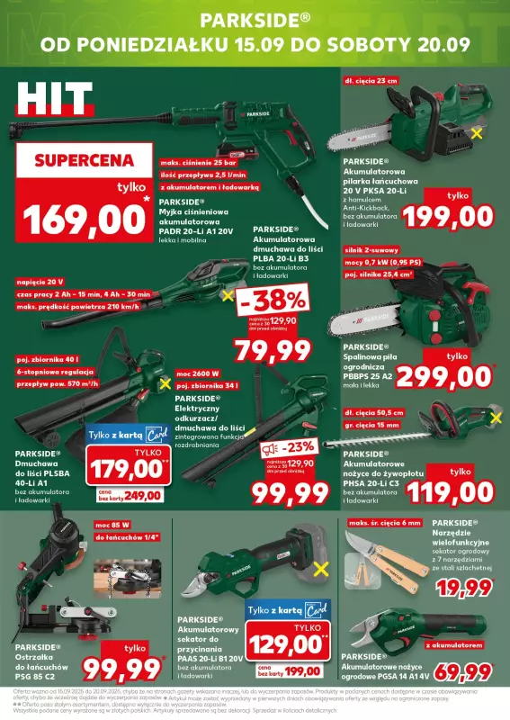 Kaufland - gazetka promocyjna Oferta Kaufland - Non Food od czwartku 11.09 do środy 17.09 - strona 25