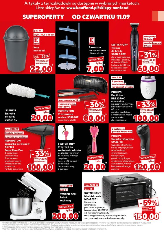 Kaufland - gazetka promocyjna Oferta Kaufland - Non Food od czwartku 11.09 do środy 17.09 - strona 21