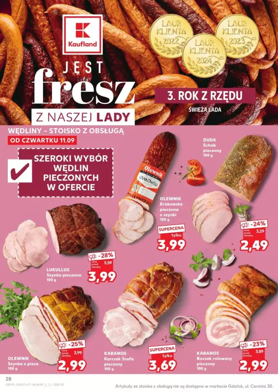 Kaufland - gazetka promocyjna Oferta Kaufland od czwartku 11.09 do środy 17.09 - strona 28