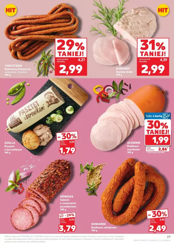 Kaufland - gazetka promocyjna Oferta Kaufland od czwartku 11.09 do środy 17.09 - strona 29