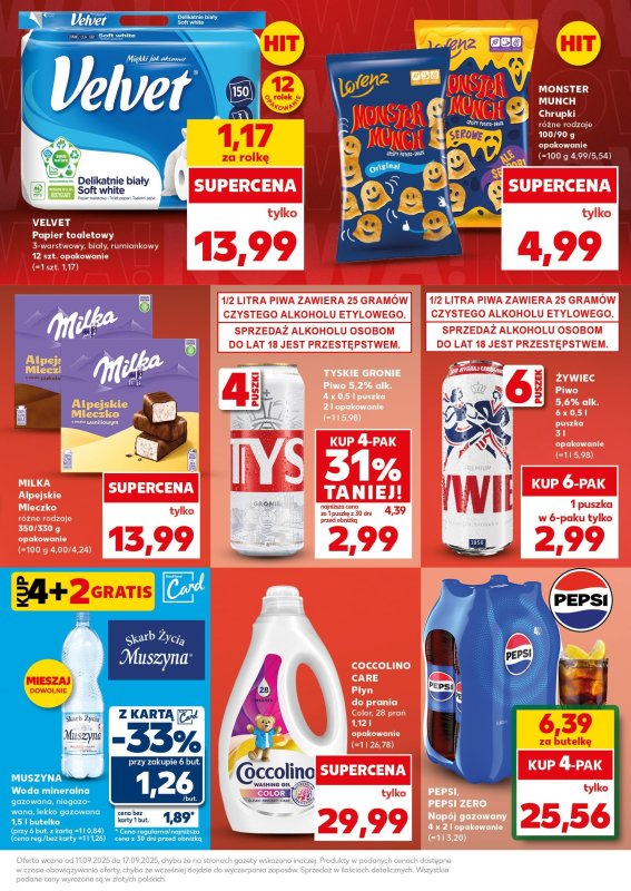Kaufland - gazetka promocyjna Mocny Start od poniedziałku 15.09 do środy 17.09 - strona 11