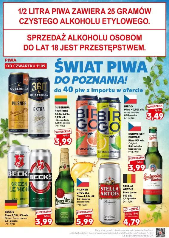 Kaufland - gazetka promocyjna Oferta Kaufland - SUPER SOBOTA od soboty 13.09 do soboty 13.09 - strona 22