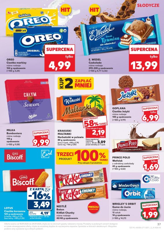 Kaufland - gazetka promocyjna Oferta Kaufland od czwartku 18.09 do środy 24.09 - strona 37