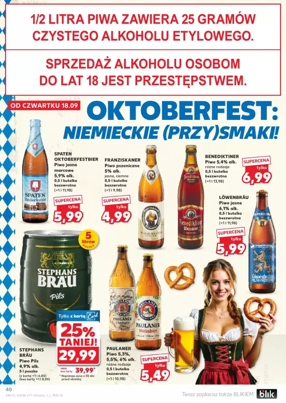 Kaufland - gazetka promocyjna Oferta Kaufland od czwartku 18.09 do środy 24.09 - strona 40