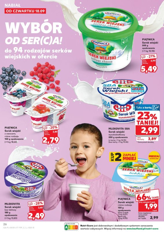 Kaufland - gazetka promocyjna Oferta Kaufland od czwartku 18.09 do środy 24.09 - strona 26