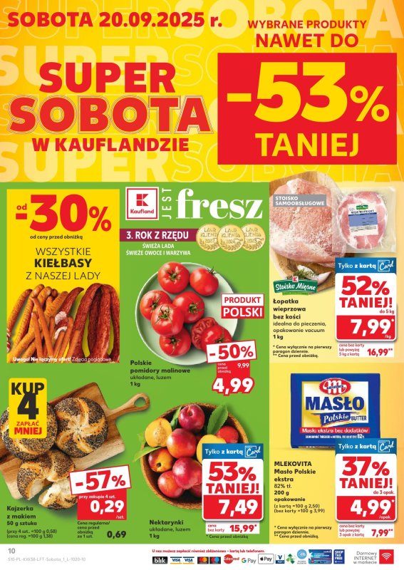 Kaufland - gazetka promocyjna Oferta Kaufland od czwartku 18.09 do środy 24.09 - strona 10