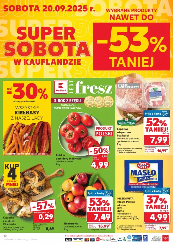 Kaufland - gazetka promocyjna Oferta Kaufland od czwartku 18.09 do środy 24.09 - strona 10