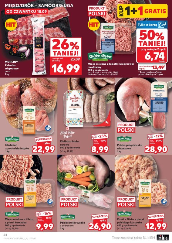 Kaufland - gazetka promocyjna Oferta Kaufland od czwartku 18.09 do środy 24.09 - strona 24
