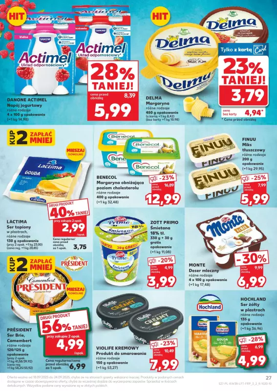 Kaufland - gazetka promocyjna Oferta Kaufland od czwartku 18.09 do środy 24.09 - strona 27