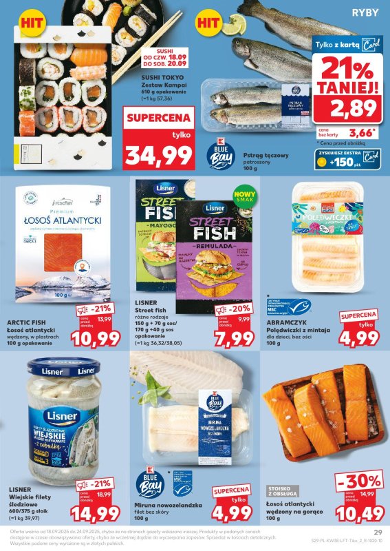 Kaufland - gazetka promocyjna Oferta Kaufland od czwartku 18.09 do środy 24.09 - strona 29
