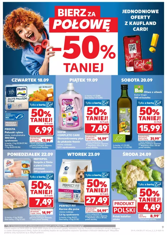 Kaufland - gazetka promocyjna Oferta Kaufland od czwartku 18.09 do środy 24.09 - strona 9