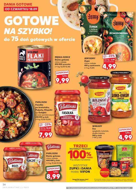Kaufland - gazetka promocyjna Oferta Kaufland od czwartku 18.09 do środy 24.09 - strona 34