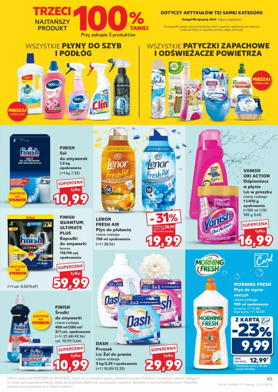 Kaufland - gazetka promocyjna Oferta Kaufland od czwartku 18.09 do środy 24.09 - strona 45