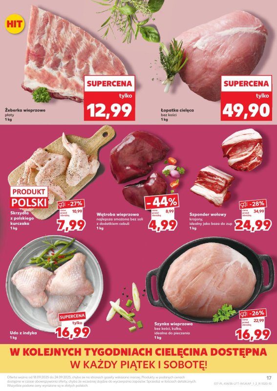 Kaufland - gazetka promocyjna Oferta Kaufland od czwartku 18.09 do środy 24.09 - strona 17