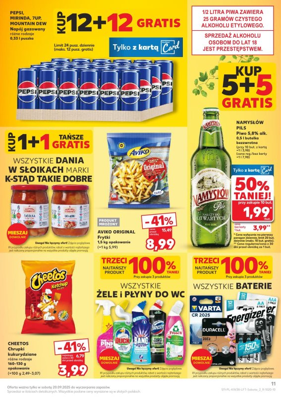 Kaufland - gazetka promocyjna Oferta Kaufland od czwartku 18.09 do środy 24.09 - strona 11