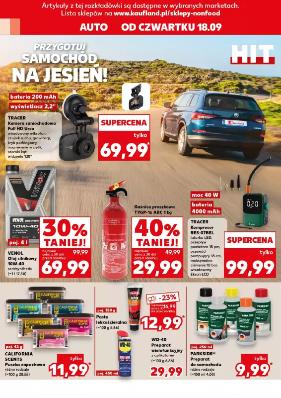 Kaufland - gazetka promocyjna Oferta Kaufland - Non Food od czwartku 18.09 do środy 24.09 - strona 12