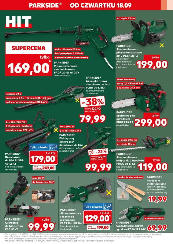 Kaufland - gazetka promocyjna Oferta Kaufland - Non Food od czwartku 18.09 do środy 24.09 - strona 21