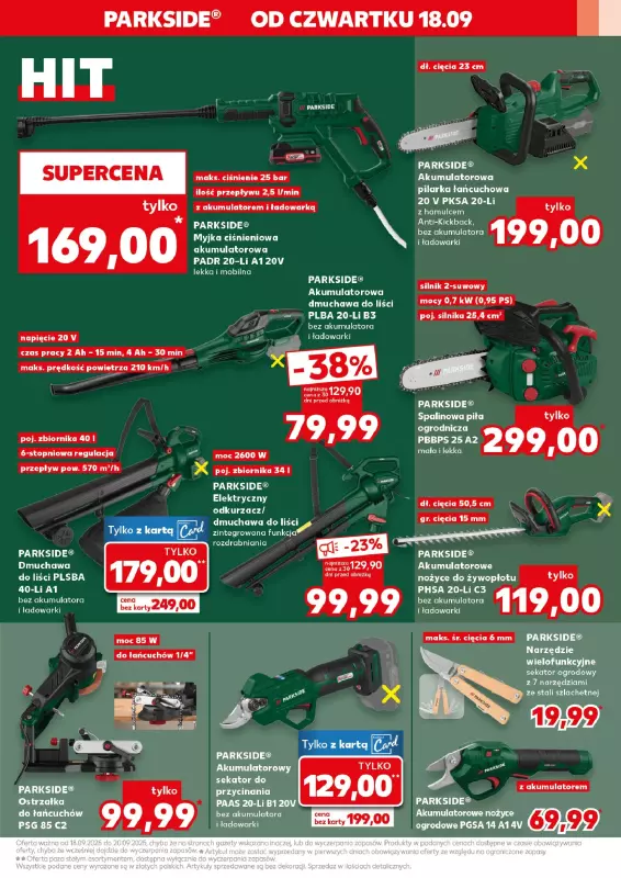 Kaufland - gazetka promocyjna Oferta Kaufland - Non Food od czwartku 18.09 do środy 24.09 - strona 21