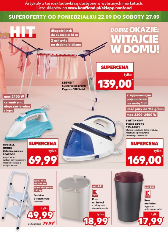 Kaufland - gazetka promocyjna Oferta Kaufland - Non Food od czwartku 18.09 do środy 24.09 - strona 24