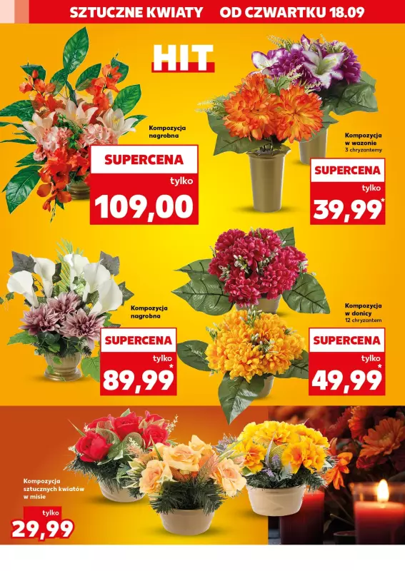 Kaufland - gazetka promocyjna Oferta Kaufland - Znicze od czwartku 18.09 do środy 24.09 - strona 18