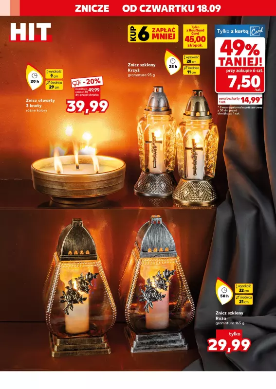 Kaufland - gazetka promocyjna Oferta Kaufland - Znicze   - strona 2