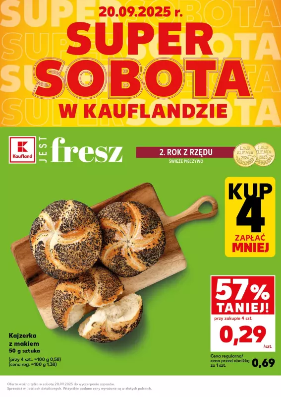 Kaufland - gazetka promocyjna Oferta Kaufland - SUPER SOBOTA   - strona 3