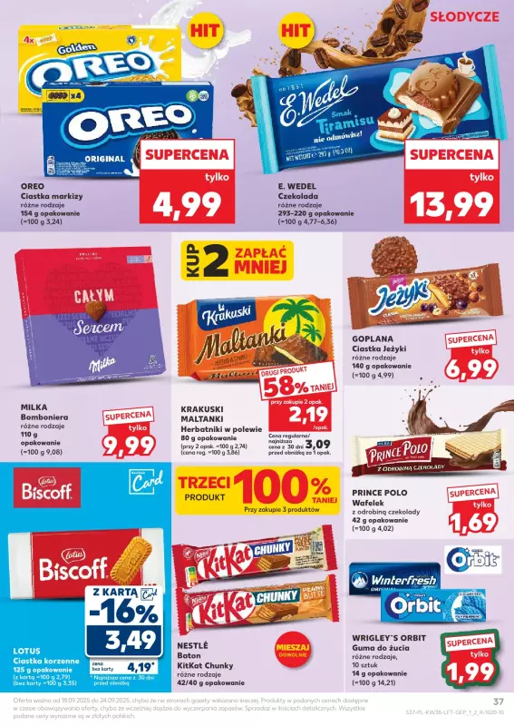 Kaufland - gazetka promocyjna Oferta Kaufland od czwartku 18.09 do środy 24.09 - strona 37