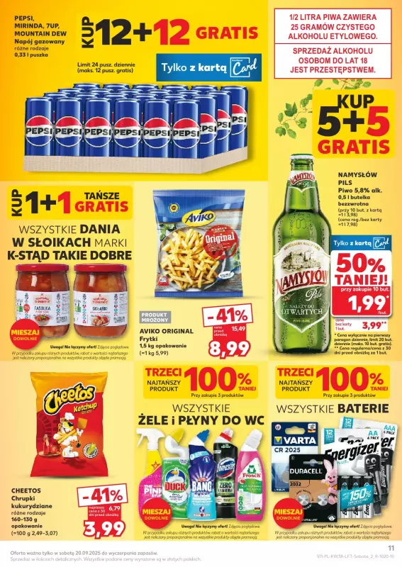 Kaufland - gazetka promocyjna Oferta Kaufland od czwartku 18.09 do środy 24.09 - strona 11