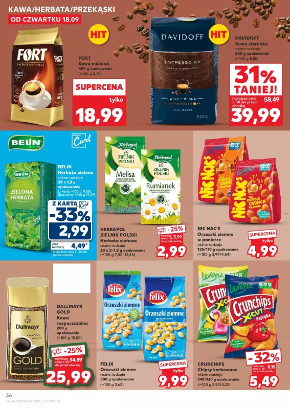 Kaufland - gazetka promocyjna Oferta Kaufland od czwartku 18.09 do środy 24.09 - strona 36