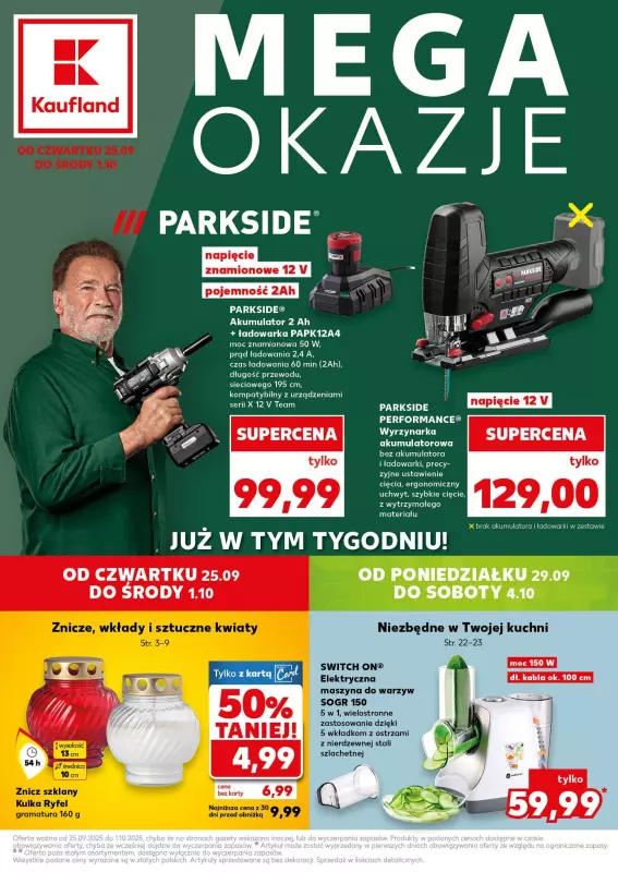 Kaufland - gazetka promocyjna Oferta Kaufland - Non Food od czwartku 25.09 do środy 01.10