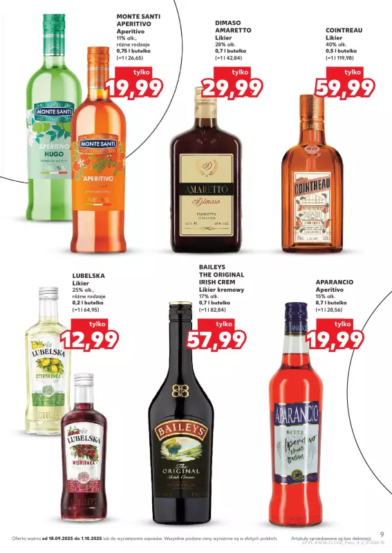 Kaufland - gazetka promocyjna Barek Kauflandu  do środy 01.10 - strona 9