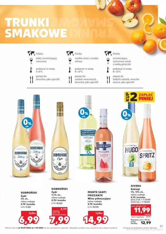 Kaufland - gazetka promocyjna Barek Kauflandu  do środy 01.10 - strona 21