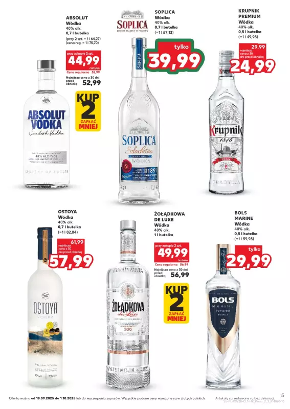 Kaufland - gazetka promocyjna Barek Kauflandu  do środy 01.10 - strona 5
