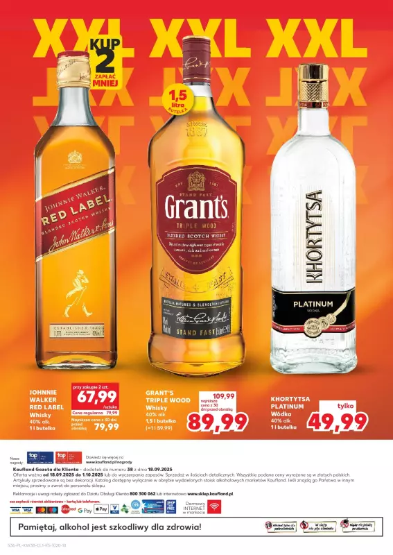 Kaufland - gazetka promocyjna Barek Kauflandu  do środy 01.10 - strona 36