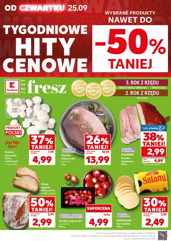Kaufland - gazetka promocyjna Mocny Start od poniedziałku 29.09 do środy 01.10 - strona 6