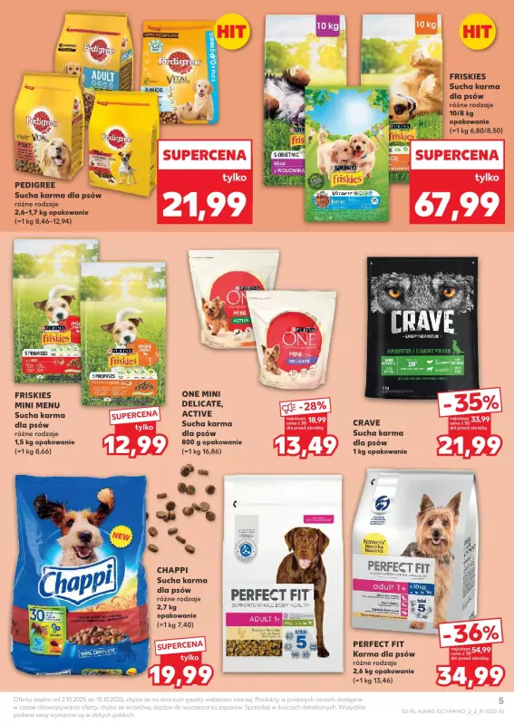Kaufland - gazetka promocyjna Oferta Kaufland - Zwierzaki od czwartku 02.10 do środy 15.10 - strona 5