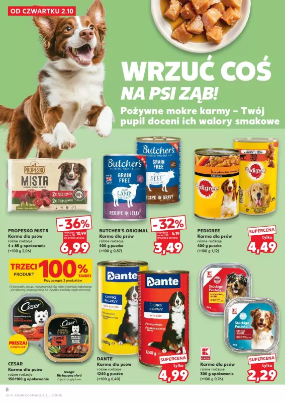Kaufland - gazetka promocyjna Oferta Kaufland - Zwierzaki od czwartku 02.10 do środy 15.10 - strona 8