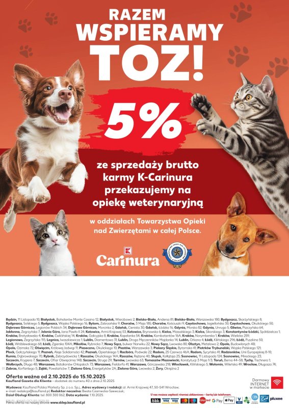 Kaufland - gazetka promocyjna Oferta Kaufland - Zwierzaki od czwartku 02.10 do środy 15.10 - strona 18