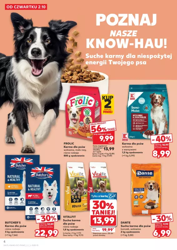 Kaufland - gazetka promocyjna Oferta Kaufland - Zwierzaki od czwartku 02.10 do środy 15.10 - strona 4
